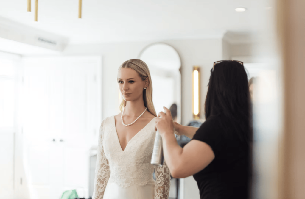 Magda Designs Beauty bride at wedding